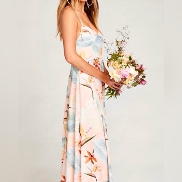 Show Me Your Mumu Godshaw Goddess Gown Maxi Dress Floral Paradise Party XS - Picture 3 of 6